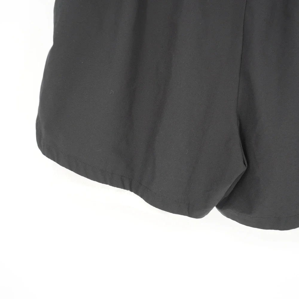 Young LA Shorts Compression Lined Black Men Athletic Gym Pockets Stretch XXL